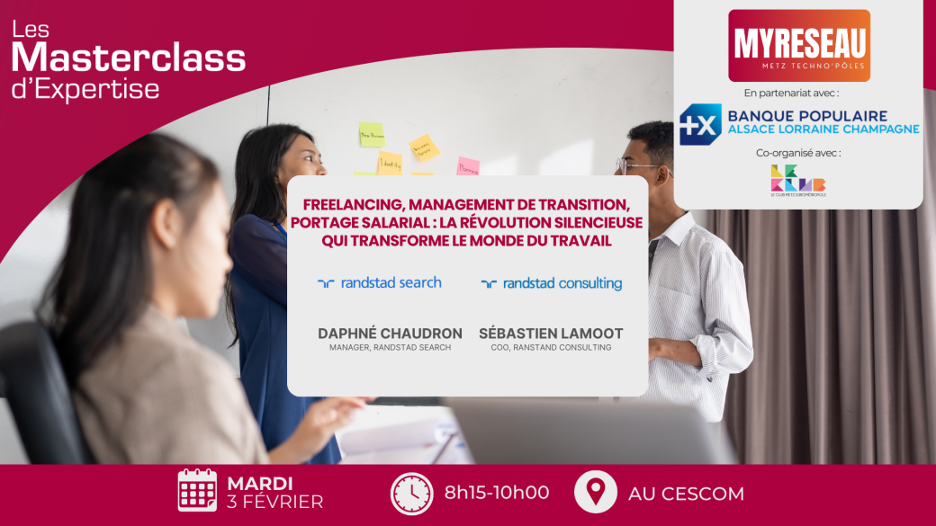 Masterclass d'Expertise | Freelancing, management de transition, portage salarial 