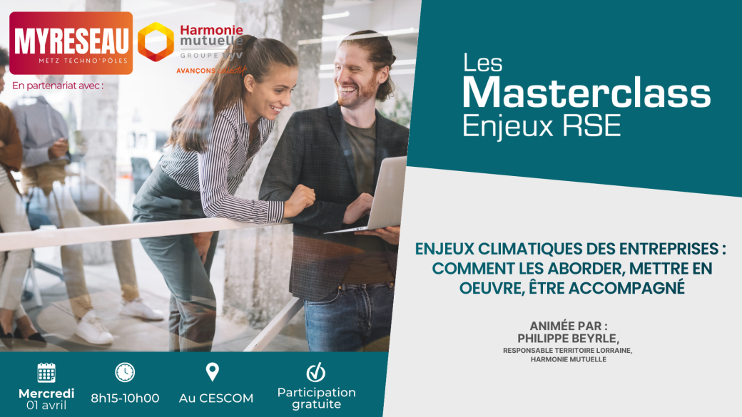 Masterclass Enjeux RSE | Enjeux climatiques des entreprises