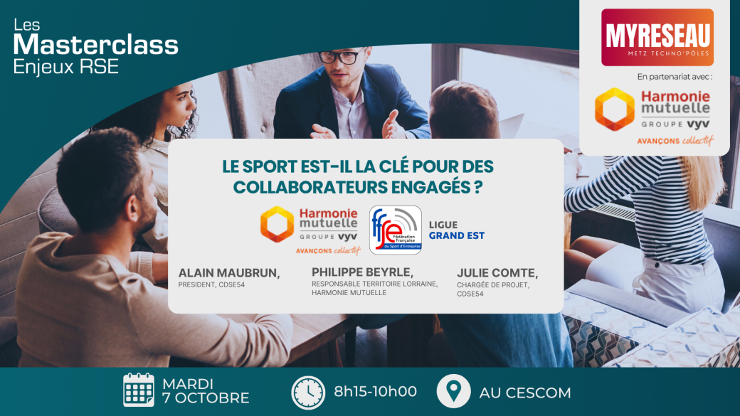 Masterclass Enjeux RSE | Santé : le sport est-il la clé pour des collaborateurs plus engagés ?