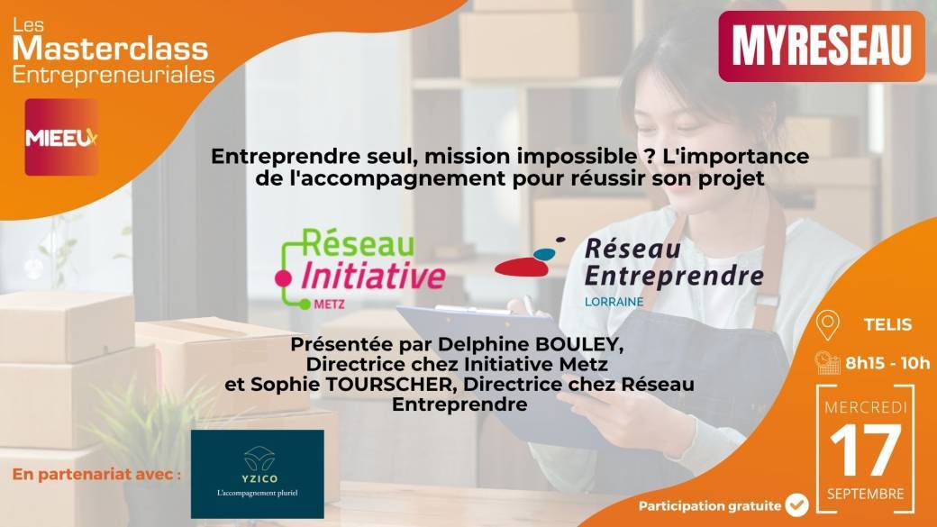 Masterclass Entrepreneuriales | Entreprendre seul, mission impossible ?