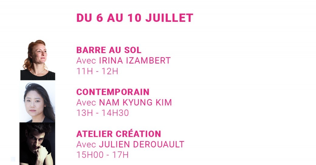 Masterclass été 2020 - Juillet