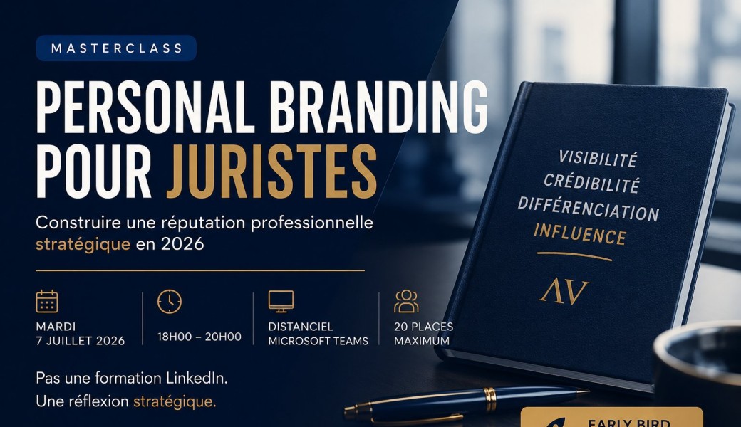 Masterclass — Personal Branding pour juristes