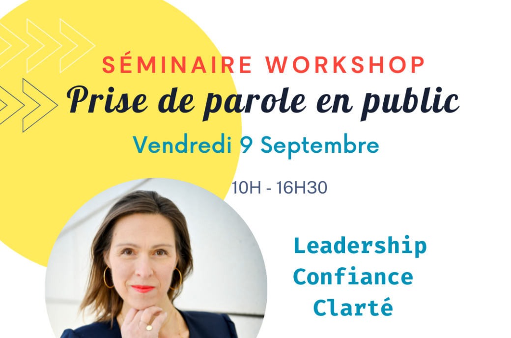 Masterclass : Prise de parole en public 