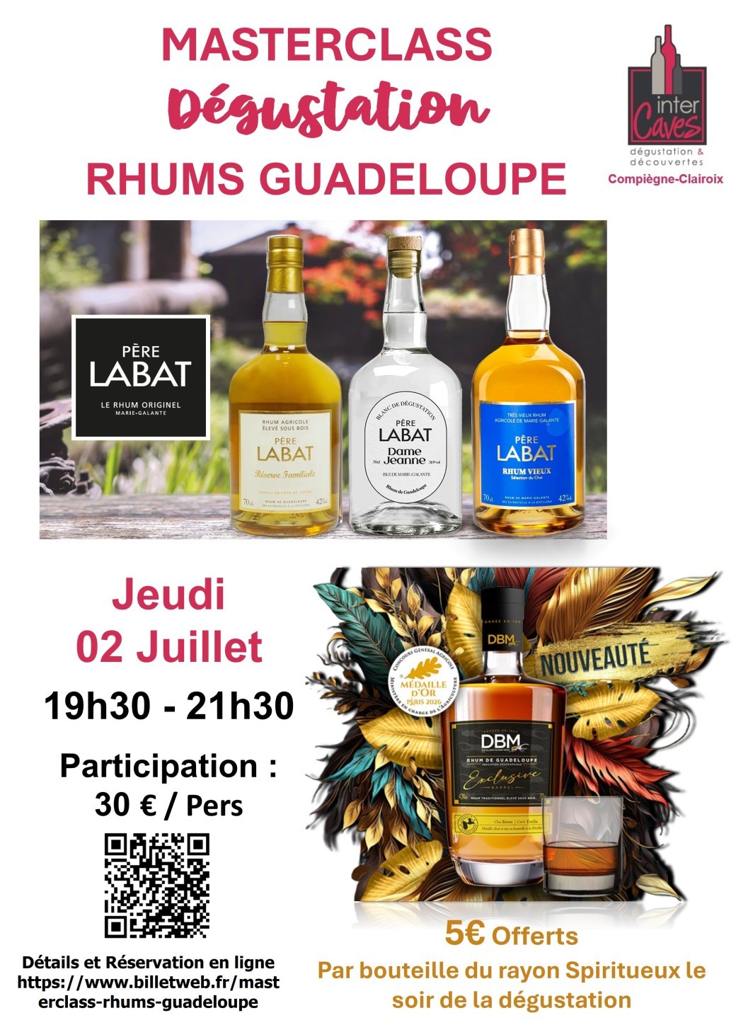 MASTERCLASS RHUMS GUADELOUPE