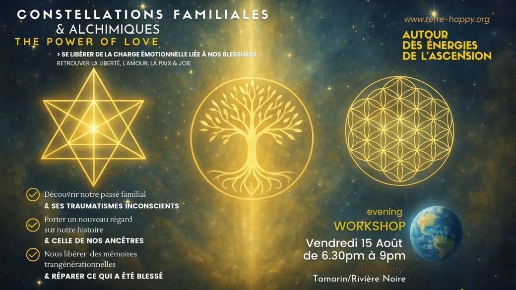 Workshop Constellations Familiales & mémoires transgénérationnelles