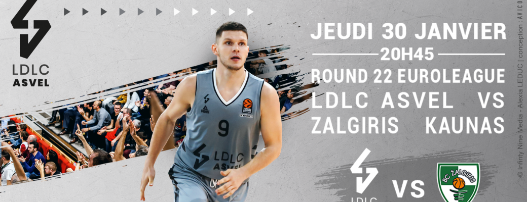 Match ASVEL-ZALGIRIS KAUNAS