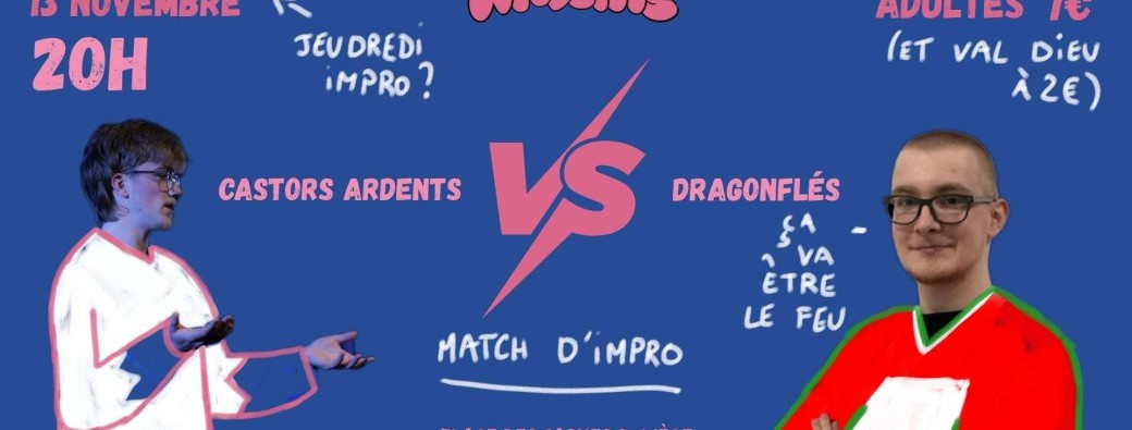 Match Castors Ardents VS Dragonflés