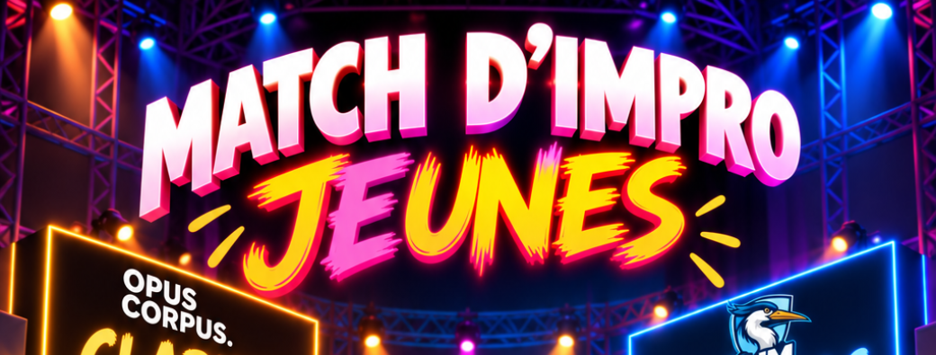 MATCH D’IMPROVISATION JEUNE PUBLIC