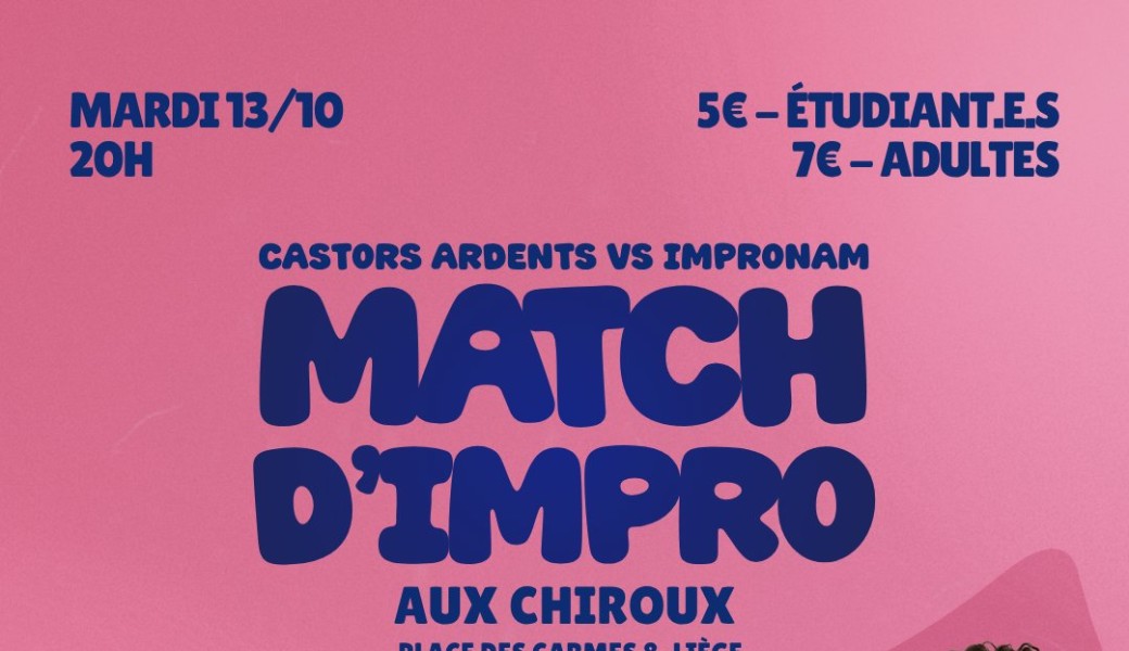 Match Impronam VS Castors Ardents