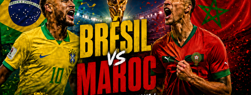 Match Maroc - Brésil