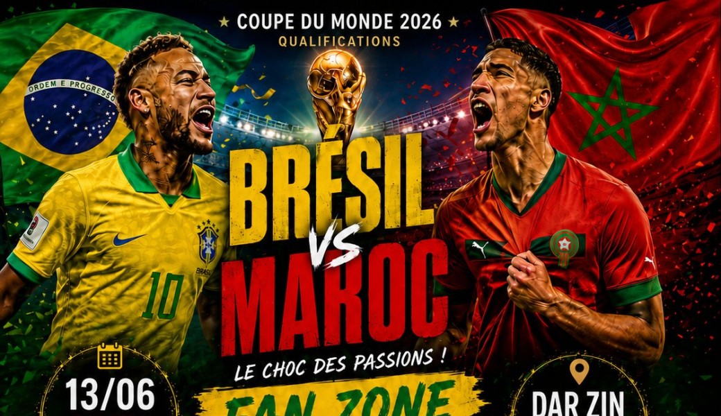 Match Maroc - Brésil