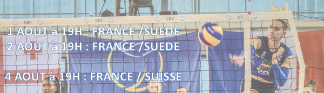 MATCHS PREPARATOIRES AU CHAMPIONNAT D EUROPE 2019