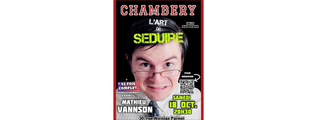 Mathieu Vannson dans L’Art de séduire 