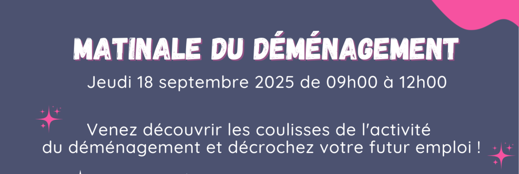 Matinale du Déménagement