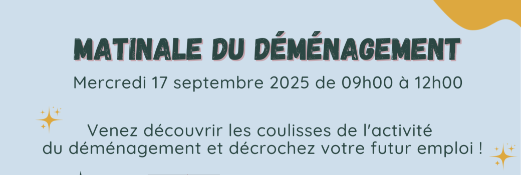 Matinale du Déménagement