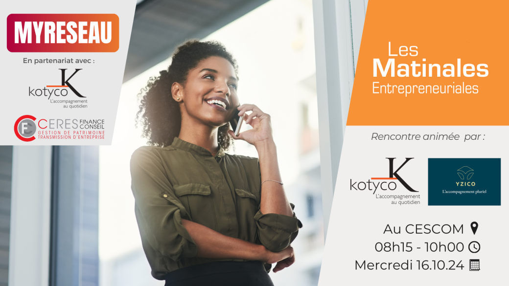 Matinale Entrepreneuriale | Gérer son entreprise efficacement : quels outils de pilotage ?