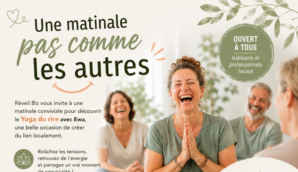 Matinale Réveil Biz - Atelier YOGA DU RIRE avec Ewa