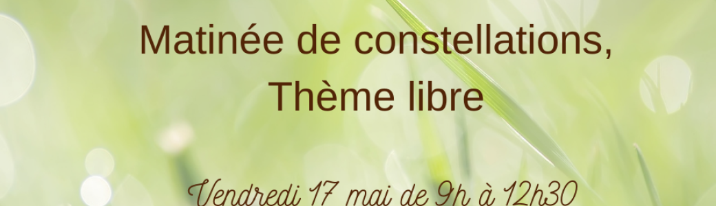 Matinée de constellations