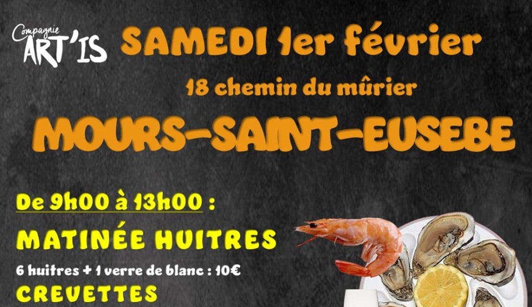 Matinée huitres/crevettes/paëlla à emporter