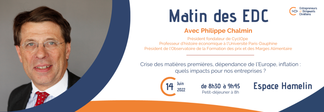 Matins des EDC avec Philippe Chalmin