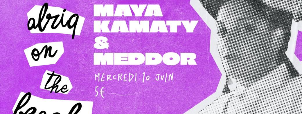 Alriq on the beach w/ Maya Kamaty / Meddor