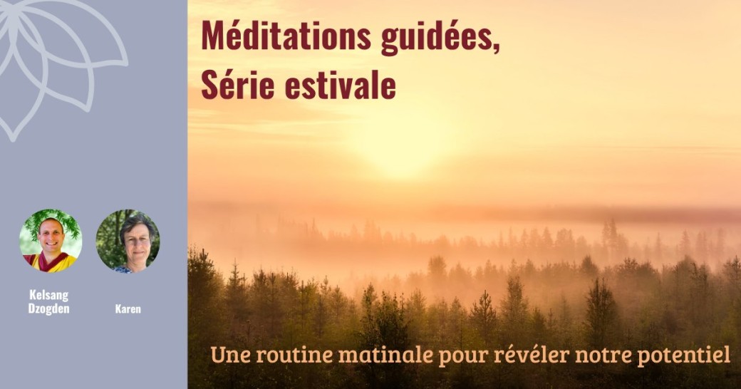Méditations guidées, série estivale