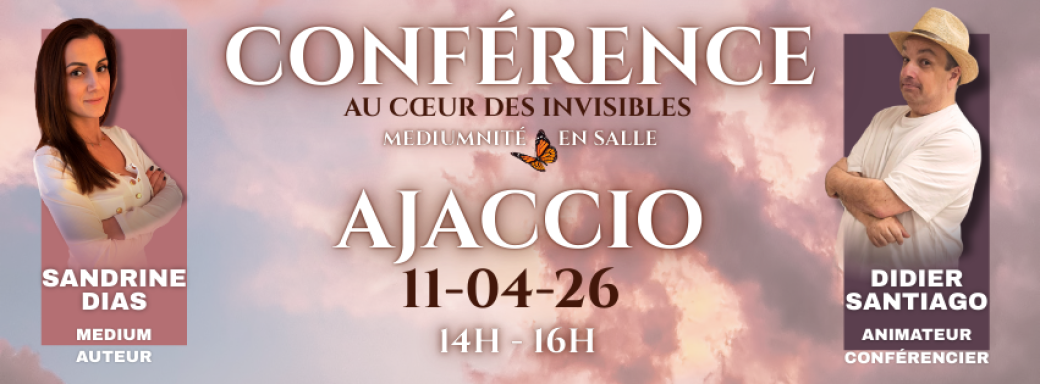 Médiumnité en Salle avec Sandrine Dias - Ajaccio