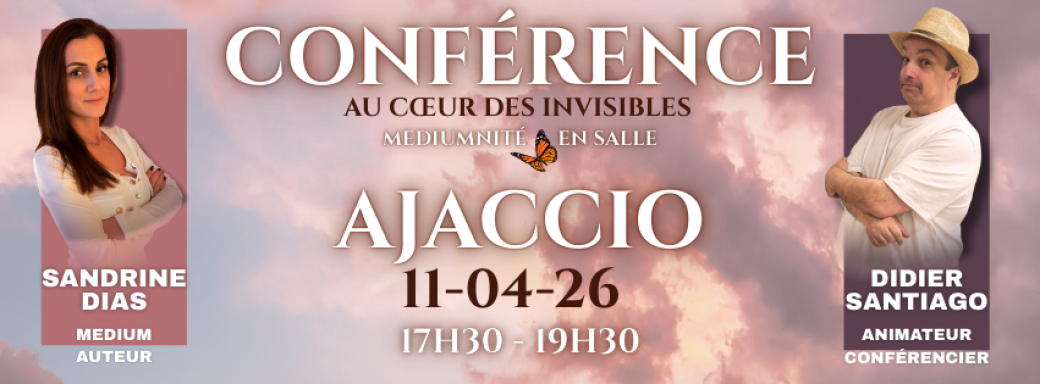 Médiumnité en Salle avec Sandrine Dias - Ajaccio