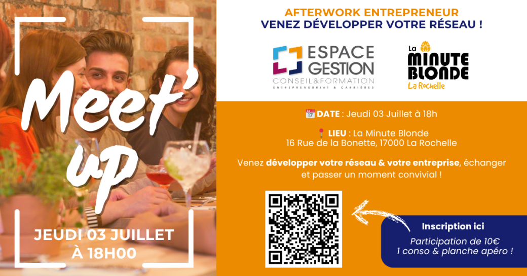 MEET UP Apéro - LA ROCHELLE - ESPACE GESTION 
