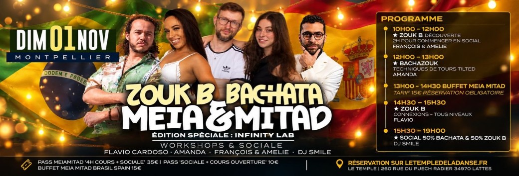 MEIA MITAD - Dim 01 Nov.