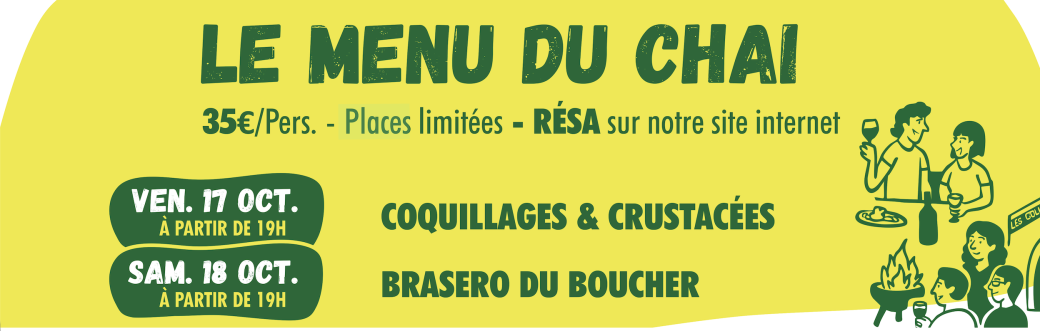 Menu du Chai