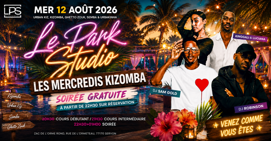 Mercredi 12 Août - Park Studio - Park Servon (77)