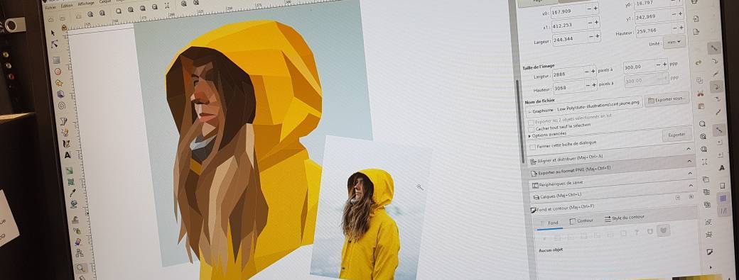 Mercredi Numérique – Illustration en low poly