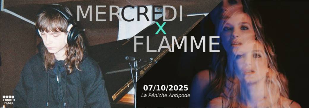 MERCREDI x FLAMME - Péniche Antipode