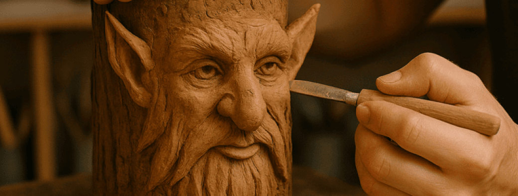 Mercredis Nature Créative #3 Visages d'écorce