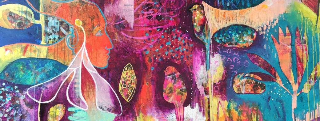 "Métamorphose créative" yoga et peinture intuitive