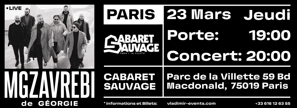 MGZAVREBI - concert a Paris!
