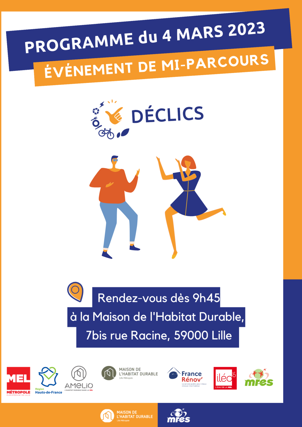 Mi-parcours -- Déclics Eau et Energie de la MEL