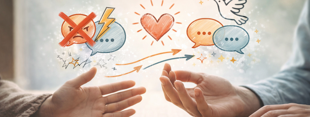 Mieux communiquer sans blesser - Les bases d’une communication apaisée