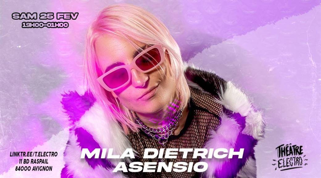 Mila Dietrich au Théâtre Electro