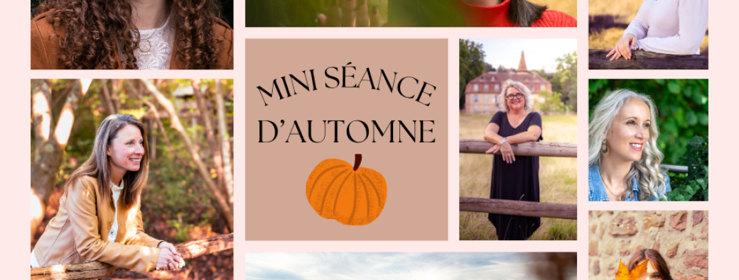 Mini shooting d'automne