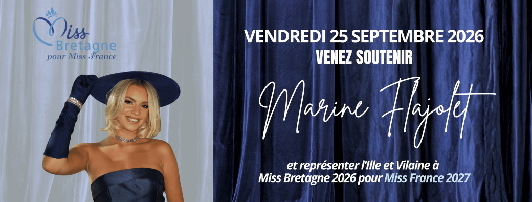 Marine Flajolet pour Miss Bretagne 2026