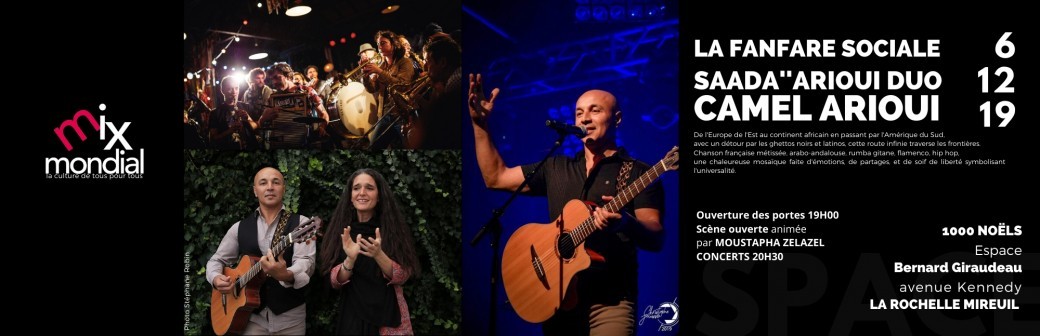 Camel Arioui + Saada''Arioui Duo + La Fanfare Sociale