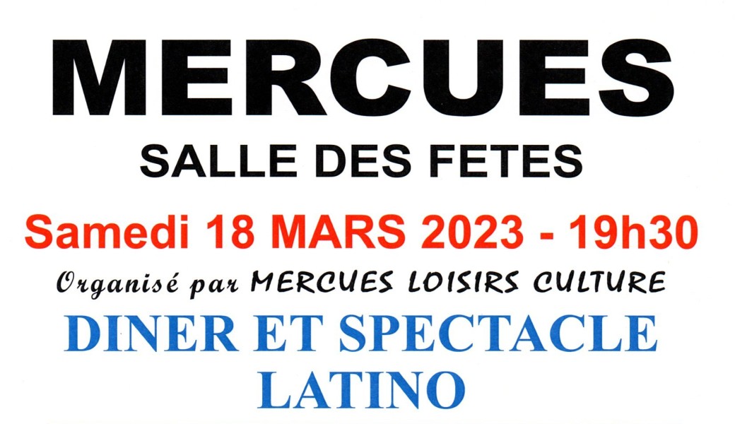Dîner et spectacle LATINO