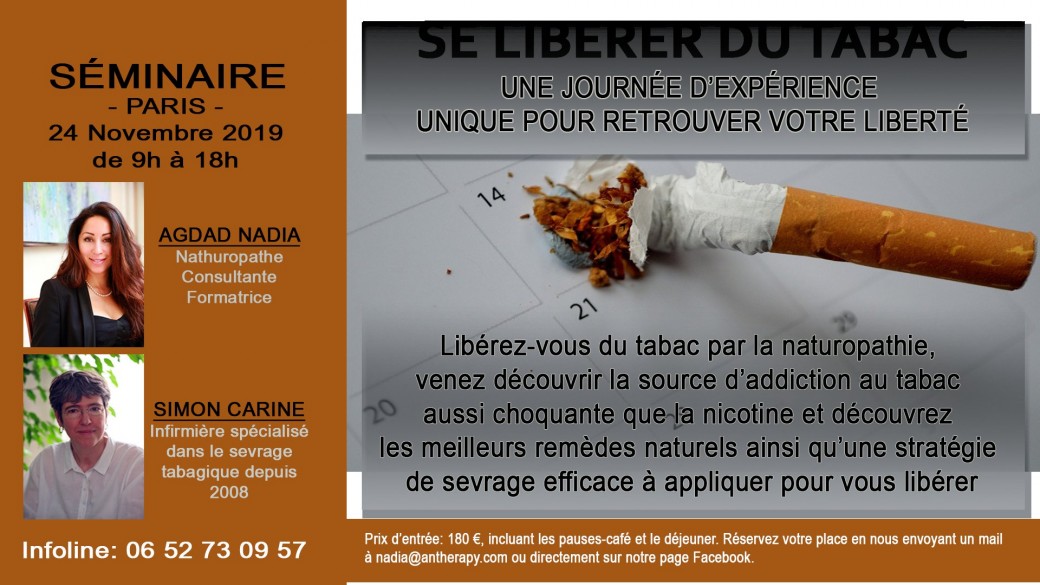 Moi sans tabac et toi ? Séminaire à PARIS