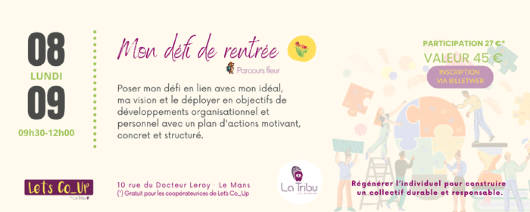 ATELIER UP - Mon défi 2025-2026