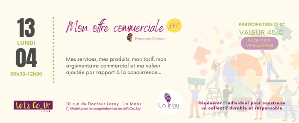 Mon offre commerciale