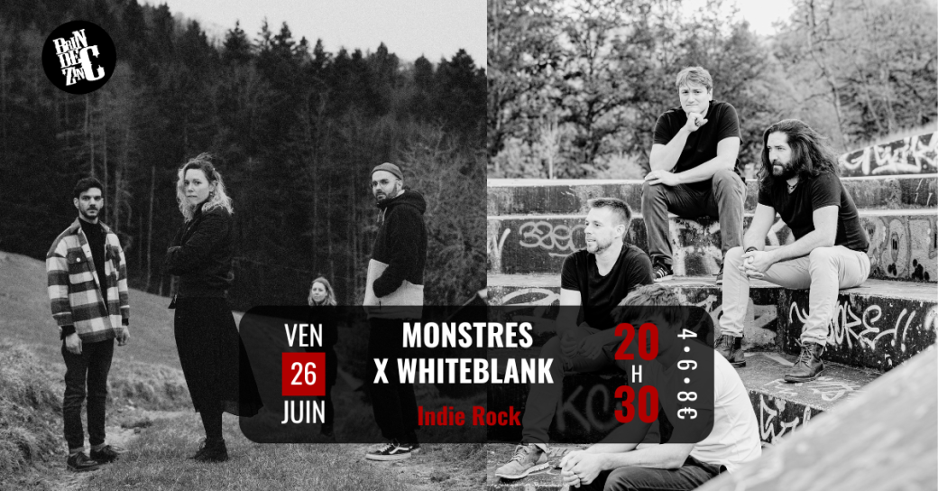 Monstres x Whiteblank (Indie Rock)