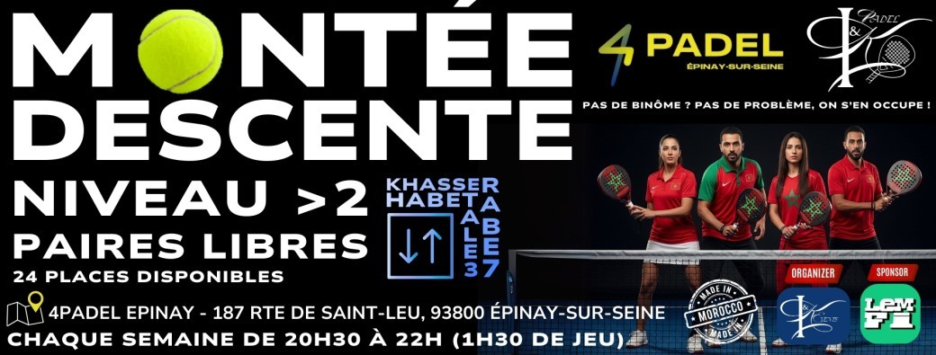 Montée / Descente Padel 6.0