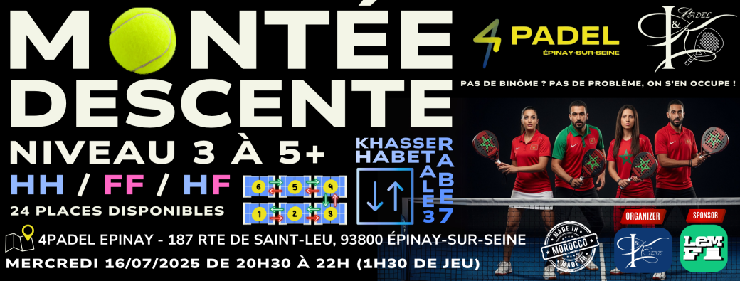 Montée Descente Padel